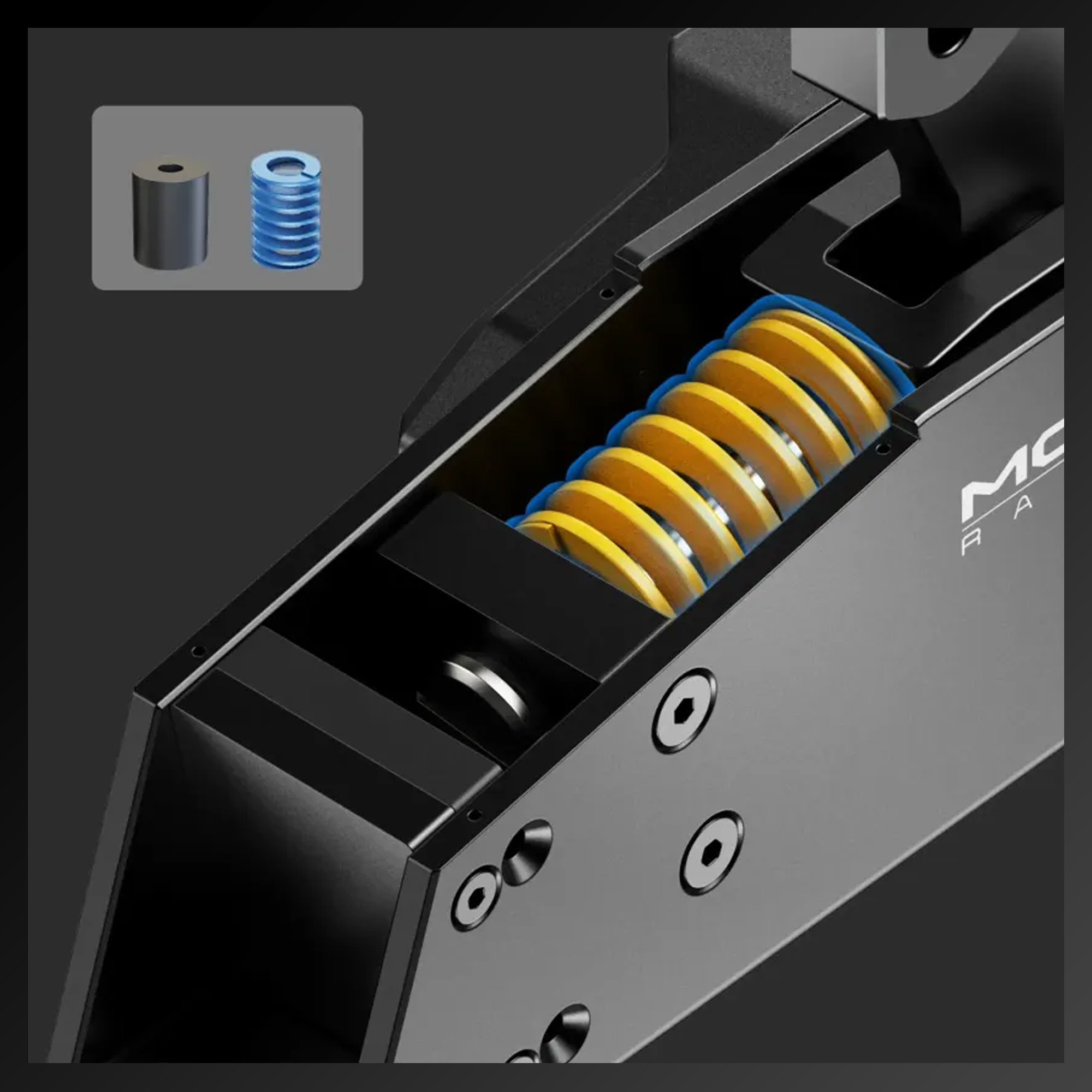 【美品】MOZA RACING HBP Handbrake MOZA HBP High-Precision Handbrake – Adjustable Racing & Drift
